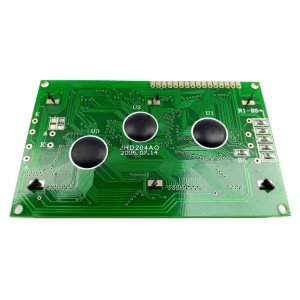 Display LCD 20x4 Sem Back Fundo Verde Letra Preta JHD204 Display LCD 20x4 Sem Back Fundo Verde Letra Preta JHD204